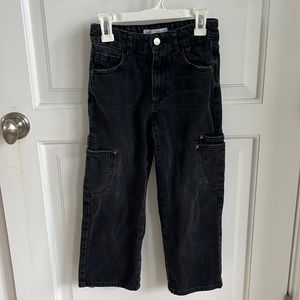 Zara Girls Cargo Jeans SZ 8